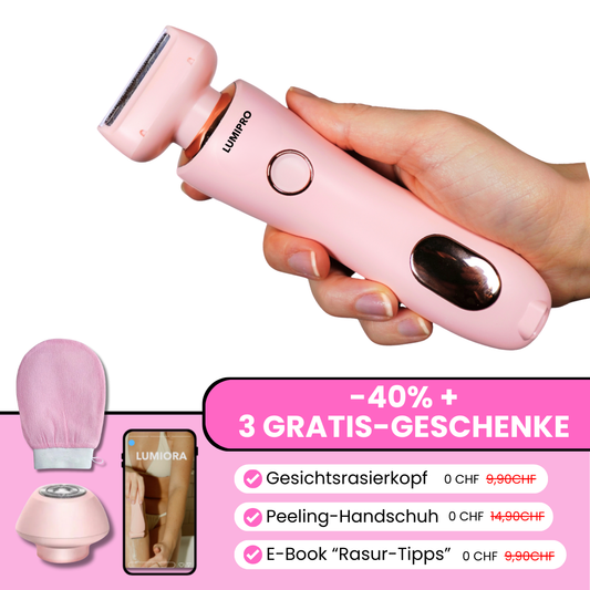 2-in-1 Intimrasierer für empfindliche Haut
