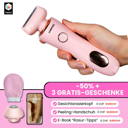 2-in-1 Intimrasierer für empfindliche Haut