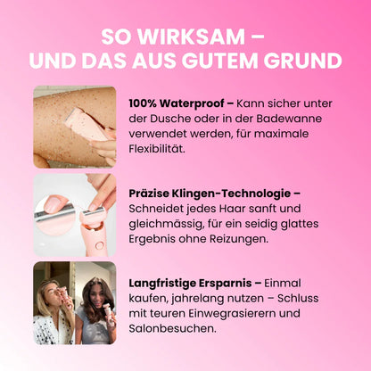 2-in-1 Intimrasierer für empfindliche Haut