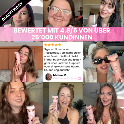 2-in-1 Intimrasierer für empfindliche Haut